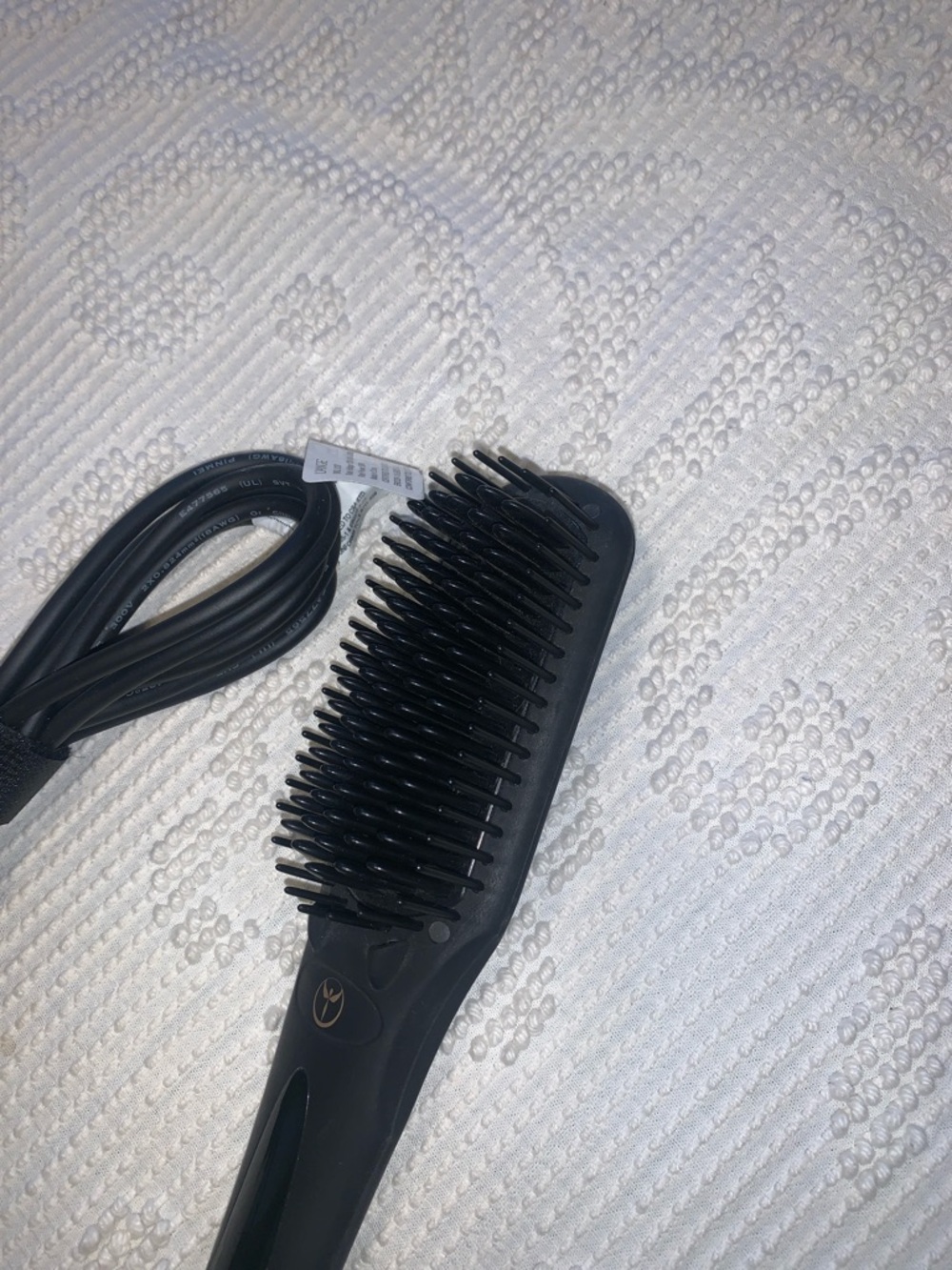 L'ANGE Le Vite Black Corded Hair Straightening Brush - Picture 3 of 3